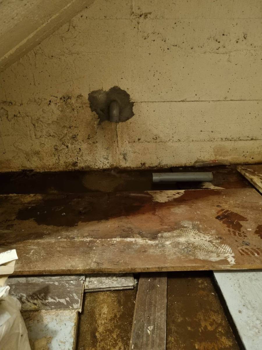 arrivée d'eau dans les caves