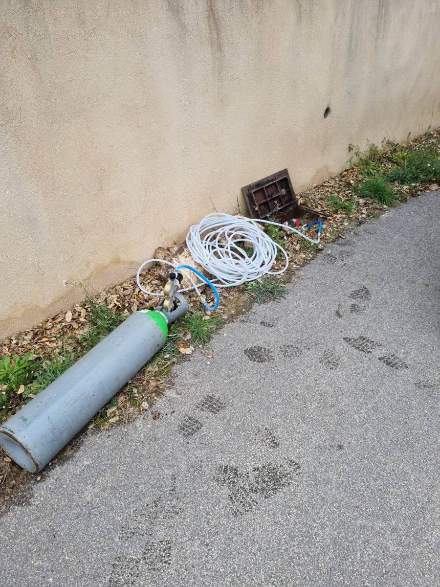 Détection de fuite sur canalisation enterrée sur 300ml dans un jardin à Carcès à côté de Brignoles Var