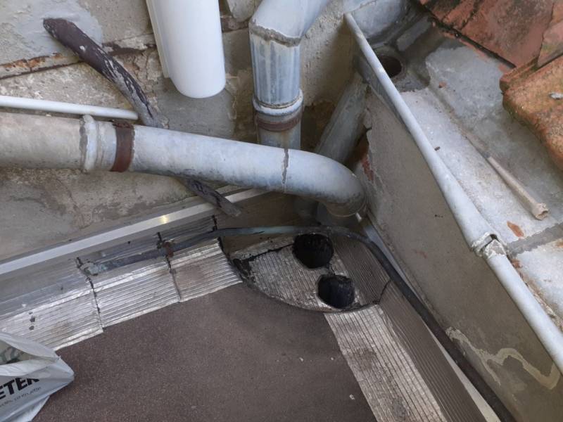 fuite par infiltration sur un cabinet médical à Hyères à côté de Toulon Var