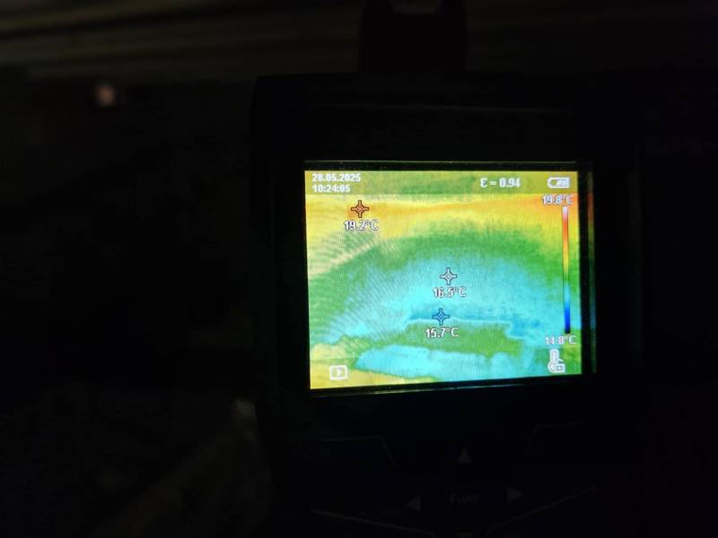 utilisation d'une caméra thermique