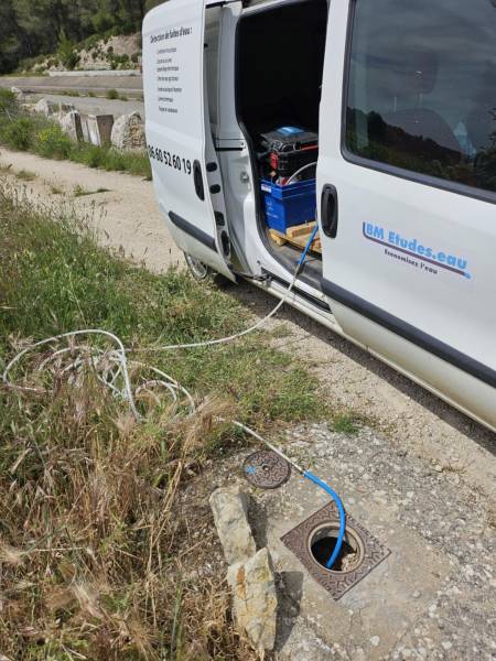 raccordement du gaz traceur au véhicule