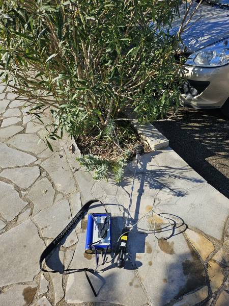 localisation de la fuite détectée au gaz traceur à la farlède proche de Toulon Var