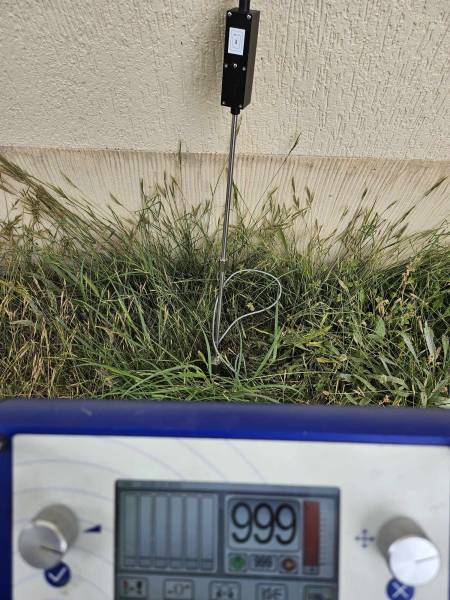 présence importante de gaz