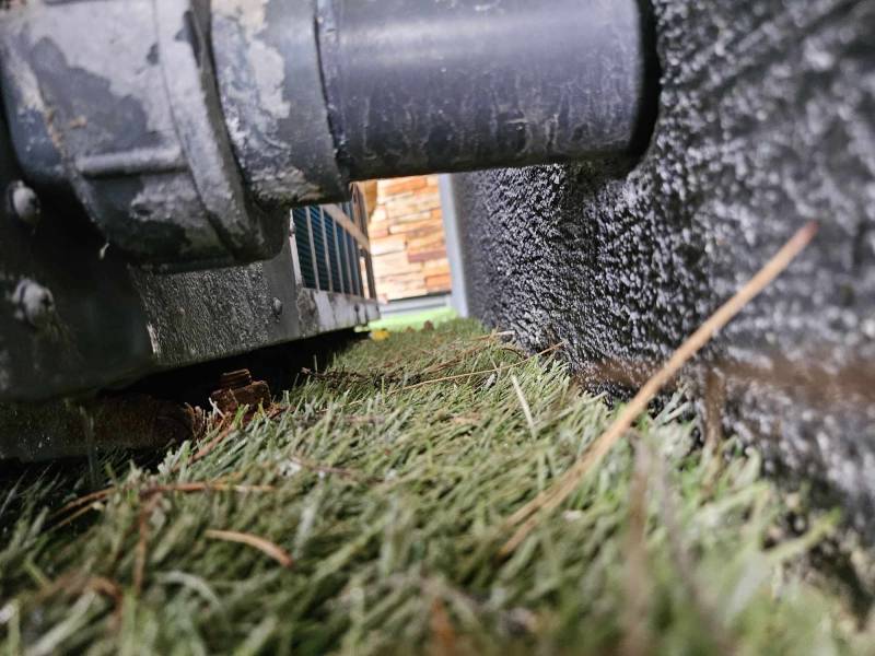 fuite au dos de la pompe à chaleur