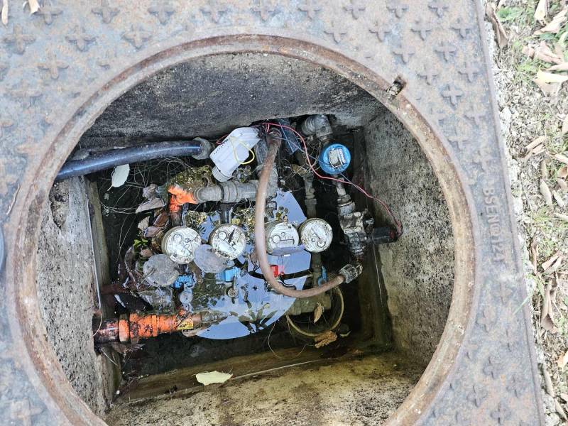 départ compteur sous regard