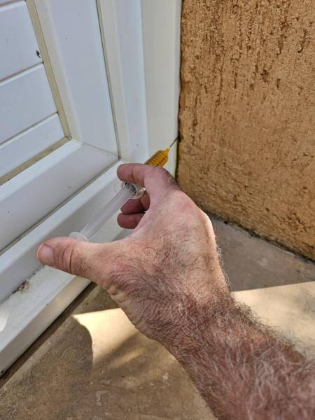 test de colorant - visualisation de pénétration