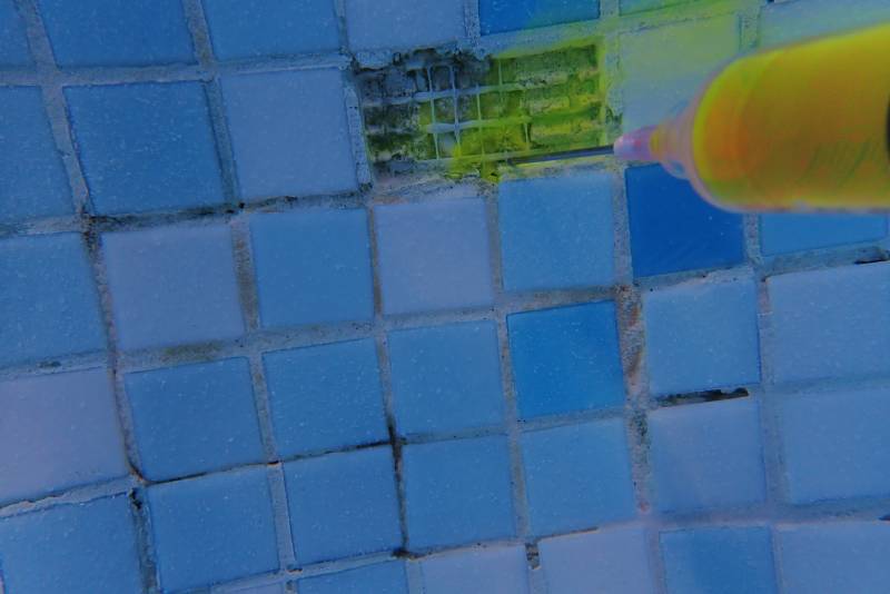 contrôle de la structure -mauvais état général des joints carrelage